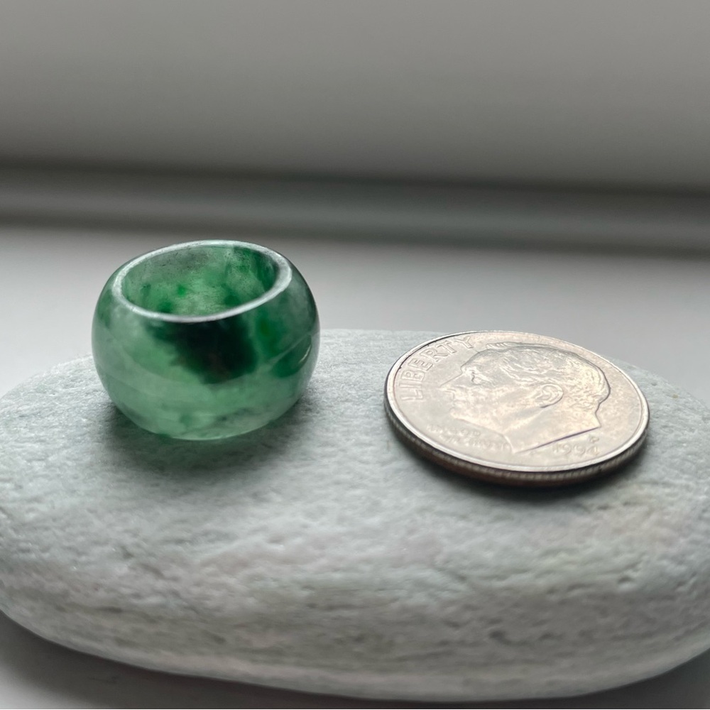JADE l Jadeite jade barrel charm healing jade